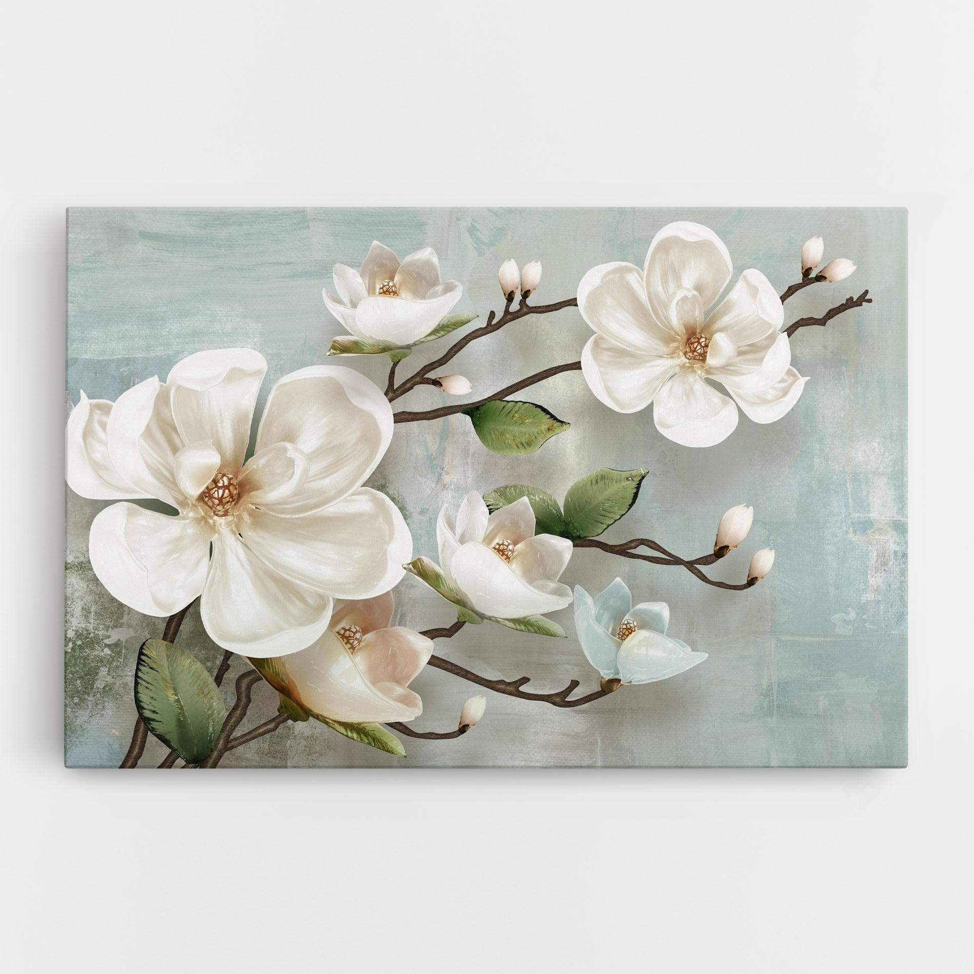 Afiș Modern - Decorativ: Canvas Magnolii Natură Magnolino CHIAJNA montaj inclus